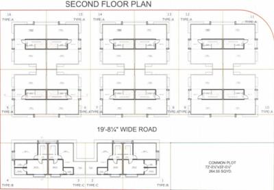 Project Image of 1040.55 - 1177.68 Sq.ft 4 BHK Villa for buy in Satvik Bunglows Phase 1