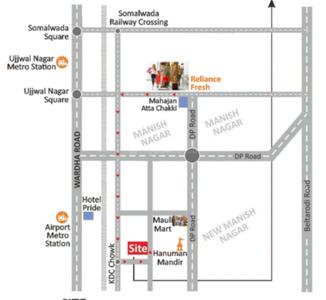 Project Image of 0.0 - 1500.0 Sq.ft 3 BHK Apartment for buy in Ronak Sai Naman VII