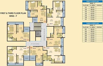 Project Image of 0.0 - 402.68 Sq.ft 2 BHK Apartment for buy in Riddhi Gokul Dham