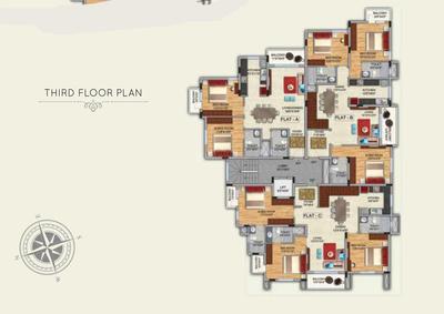 Project Image of 1233.0 - 2601.0 Sq.ft 2 BHK Apartment for buy in Ubercorp Paxina
