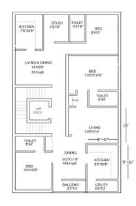 Project Image of 610.0 - 1003.0 Sq.ft 1 BHK Apartment for buy in Yazh Chithranjan Crest