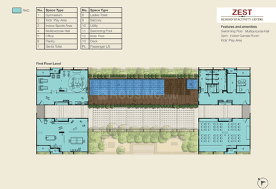 Project Image of 683.0 - 990.0 Sq.ft 2 BHK Apartment for buy in Ambuja Ecospace Residencia