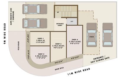 Project Image of 160.71 - 293.53 Sq.ft 1 RK Apartment for buy in RK Vaishnavi Arcade Phase 1