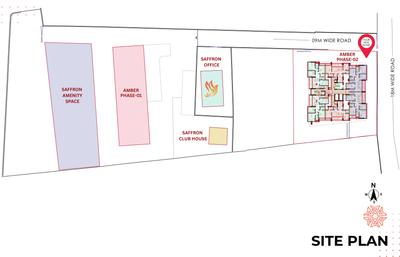 Project Image of 888.0 - 1252.0 Sq.ft 2 BHK Apartment for buy in Saffron Amber Wing C