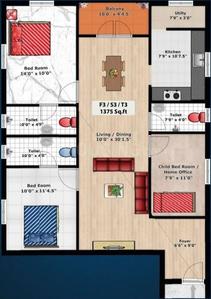 Project Image of 902.0 - 1810.0 Sq.ft 2 BHK Apartment for buy in JD Grandeur