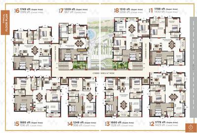 Project Image of 1084.0 - 1699.0 Sq.ft 2 BHK Apartment for buy in Maphar Saba Residency