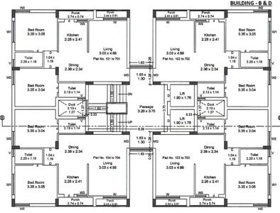 Project Image of 560.26 - 829.68 Sq.ft 2 BHK Apartment for buy in Soneta Flora Prime