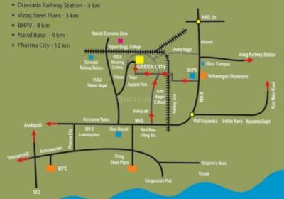 Project Image of 1100.0 - 1219.0 Sq.ft 2 BHK Apartment for buy in Vizag Green City Homes Blocks A3 B3 & C1