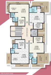 Project Image of 301.93 - 314.52 Sq.ft 1 BHK Apartment for buy in Shreeji Kuber Home