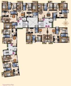 Project Image of 1234.0 - 1904.0 Sq.ft 2 BHK Apartment for buy in Sai Radha Nithyadham Phase 2