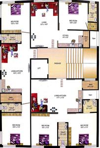 Project Image of 550 Sq.ft 2 BHK Apartment / Flat for sale in Bhakti Nagar for Rs. 3000000