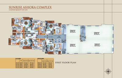 Project Image of 915.0 - 1683.0 Sq.ft 2 BHK Apartment for buy in Sunrise Ashoka Complex