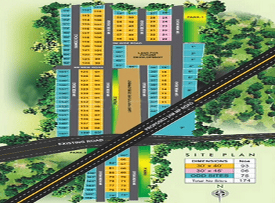 Project Image of 1200.0 - 1350.0 Sq.ft Residential Plot Plot for buy in Leland Ruby Royale