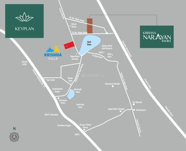 Project Image of 650.57 - 816.87 Sq.ft 3 BHK Duplex for buy in Krishna Narayan Home