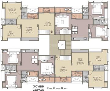 Project Image of 681.0 - 889.0 Sq.ft 2 BHK Apartment for buy in Shree Laxmi Gokuldham