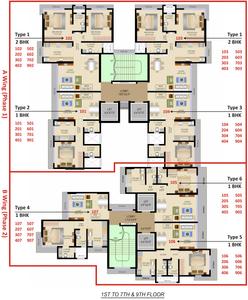 Project Image of 419.0 - 781.0 Sq.ft 1 BHK Apartment for buy in National Blossom