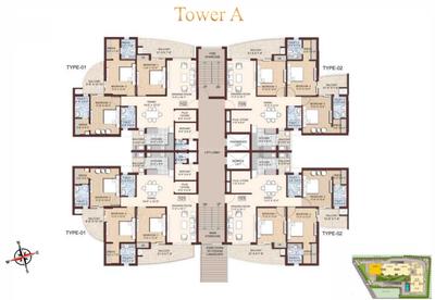 Project Image of 841.09 - 1374.77 Sq.ft 2 BHK Apartment for buy in Mega Heights