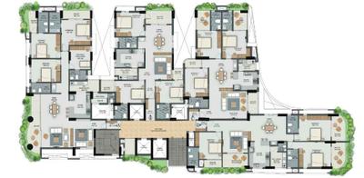 Project Image of 1789.0 - 2659.0 Sq.ft 3 BHK Apartment for buy in Veegaland Amora