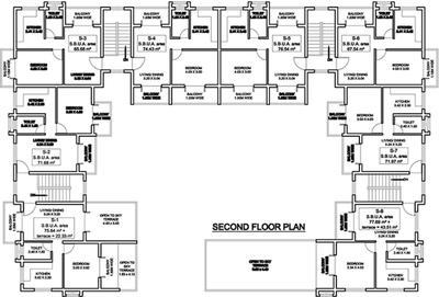Project Image of 678.56 - 1106.31 Sq.ft 1 BHK Apartment for buy in B And F Amber Gardens Phase II