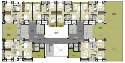 Project Image of 1450 Sq.ft 3 BHK Apartment / Flat for sale in Pathardi Phata for Rs. 5100000