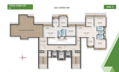 Project Image of 783.0 - 826.0 Sq.ft 3 BHK Apartment for buy in Bhagwati Greens 3