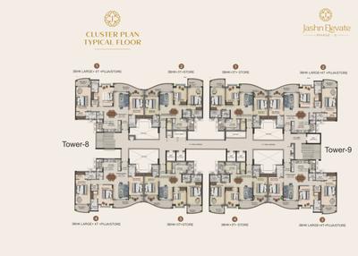 Project Image of 1011.0 - 1221.0 Sq.ft 3 BHK Apartment for buy in Jashn Elevate Phase 3
