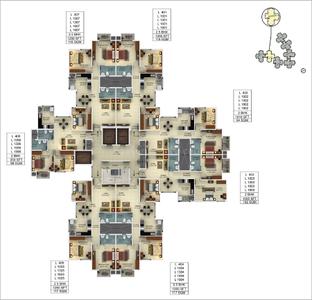 Project Image of 950.0 - 1740.0 Sq.ft 2 BHK Apartment for buy in Mantri Webcity