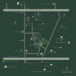 Project Image of 764.24 - 1103.3 Sq.ft 2 BHK Apartment for buy in Kumar Palmspring Towers A8 A12 And B1