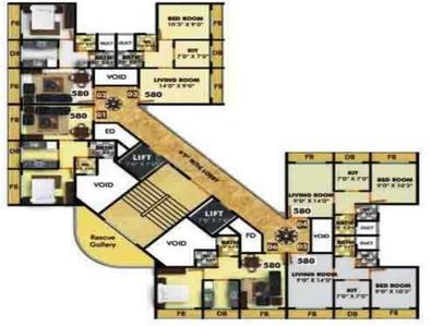 Project Image of 181.0 - 622.0 Sq.ft 1 RK Apartment for buy in Devisha Hex World