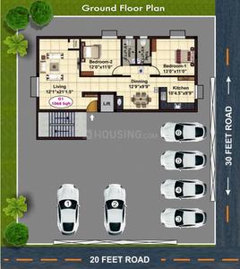 Project Image of 723.0 - 1068.0 Sq.ft 2 BHK Apartment for buy in JKB Sesha Enclave