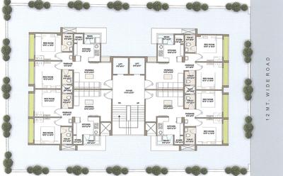 Project Image of 0.0 - 527.22 Sq.ft 2 BHK Apartment for buy in Shivay Pushpkunj Residency