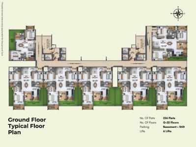 Project Image of 1934.0 - 1945.0 Sq.ft 3 BHK Apartment for buy in Bhavisha Bilva Phase II