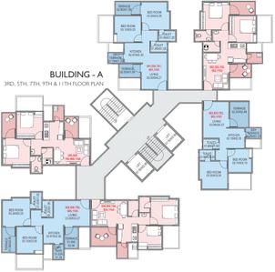 Project Image of 457.0 - 798.0 Sq.ft 1 BHK Apartment for buy in Adhya Radha Krishna