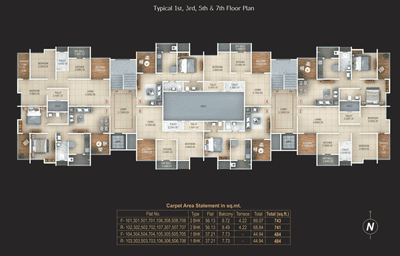 Project Image of 484.0 - 743.0 Sq.ft 1 BHK Apartment for buy in Opel Hayat