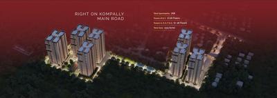 Project Image of 3356.0 - 5100.0 Sq.ft 3 BHK Apartment for buy in Aparna Greenscapes