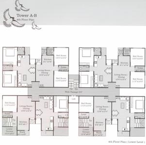 Project Image of 900.0 - 1750.0 Sq.ft 2 BHK Apartment for buy in The Dove Apartment