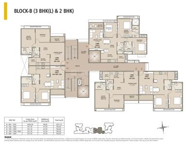 Project Image of 792.65 - 1138.07 Sq.ft 2 BHK Apartment for buy in Arvind Bel Air