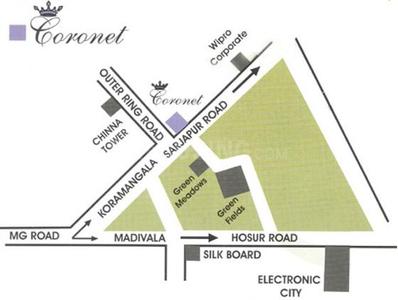 Project Image of 1156.0 - 1542.0 Sq.ft 2 BHK Apartment for buy in Apna Coronet Apartments