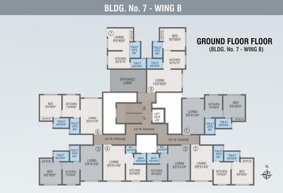 Project Image of 217.0 - 355.0 Sq.ft 1 RK Apartment for buy in KV Orchid Plaza
