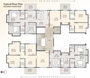 Project Image of 488.0 - 708.0 Sq.ft 2 BHK Apartment for buy in Roongta Shree Tirumala Swastik Apartment