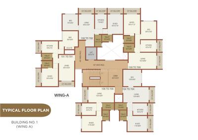 Project Image of 455.0 - 648.0 Sq.ft 1 BHK Apartment for buy in Ghodela Sai Haneesha