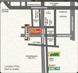 Gayatri Developwell Enclave Location Plan 1
