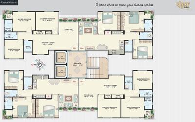 Project Image of 1825.0 - 2210.0 Sq.ft 3 BHK Apartment for buy in Raghuvir Shrungar Residency