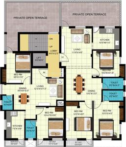 Project Image of 905.0 - 1254.0 Sq.ft 2 BHK Apartment for buy in Global Nivas
