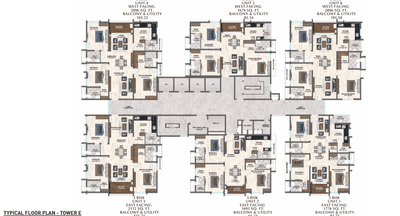 Project Image of 1679.0 - 3126.0 Sq.ft 3 BHK Apartment for buy in Zuari Gangothri Tribhuja