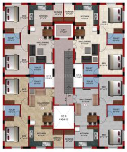 Project Image of 0.0 - 866.0 Sq.ft 2 BHK Apartment for buy in Concept Spring