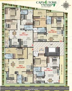 Project Image of 1000.0 - 1250.0 Sq.ft 2 BHK Apartment for buy in Capstone Emerald
