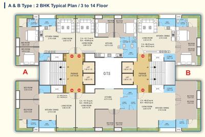 Project Image of 614.3 - 653.26 Sq.ft 2 BHK Apartment for buy in Heaven Saundarya Palace