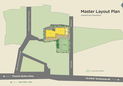 Project Image of 272.97 - 475.98 Sq.ft 1 BHK Apartment for buy in Marathon Neovalley Narmada Wing C