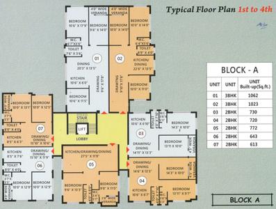 Project Image of 660.0 - 1328.0 Sq.ft 2 BHK Apartment for buy in Artisan Residency